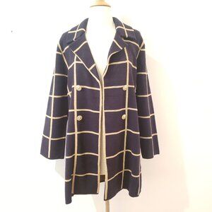 Anne Klein Classic Navy Sweater Jacket